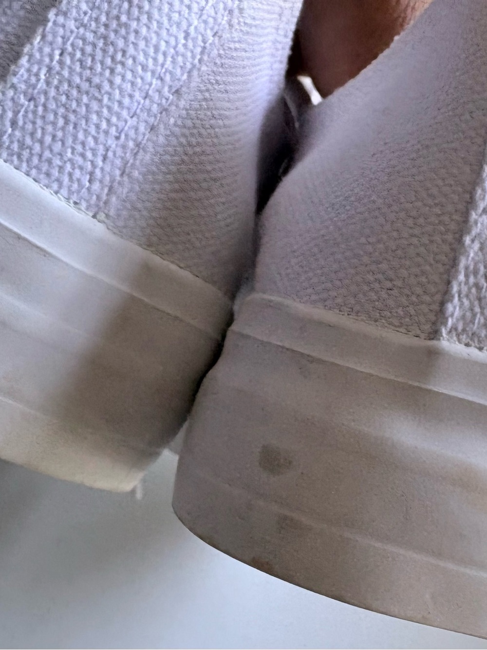 Yours Clothing White Low-Top Canvas Lace-Up Sneakers - Picture 5 of 10